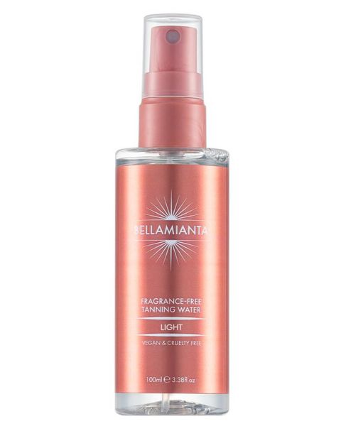 Bellamianta Fragrance Free Tanning Water - Light