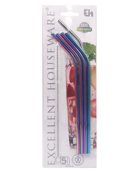 Excellent Houseware Metalsugerør Multi (U)
