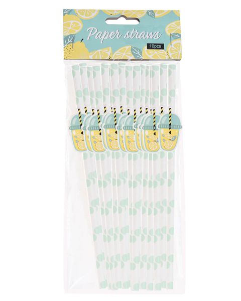 Party Collection Papirsugerør Lemonade (U)