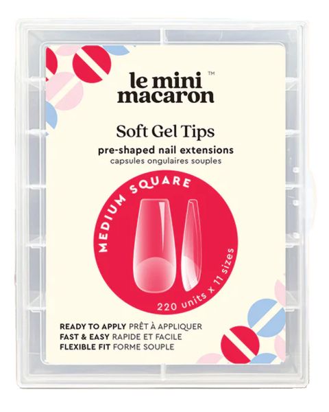 Le Mini Macaron Soft Gel Tips Medium Square