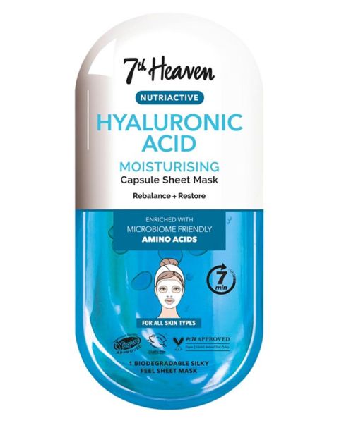 7th Heaven Nutriactive Hyaluronic Acid Sheet Mask