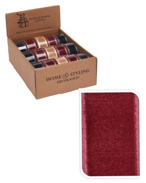 Excellent Houseware Nastro di velluto rosso