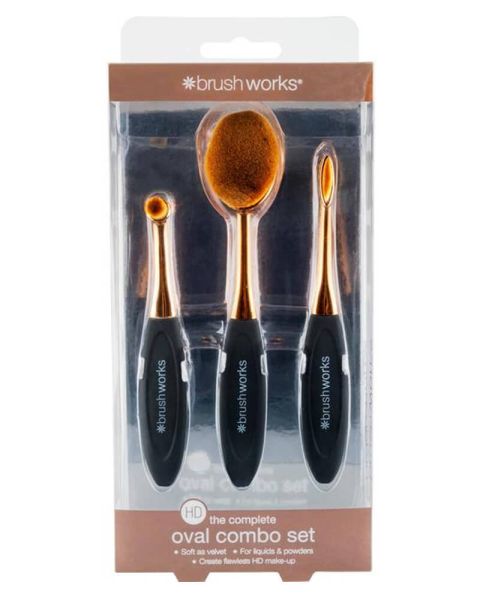 Brushworks Oval Combo Set