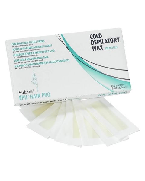 Sibel Cold Depilatory Wax Strips For Face Ref. P000315