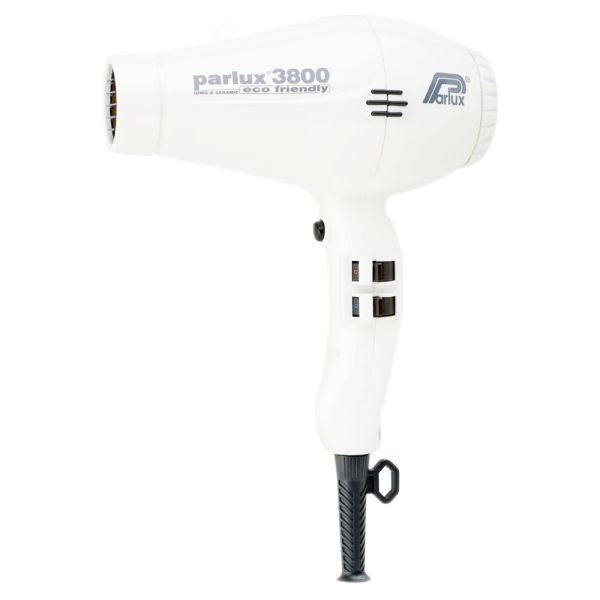 Parlux 3800 Ceramic & Ionic Eco Friendly Hvid