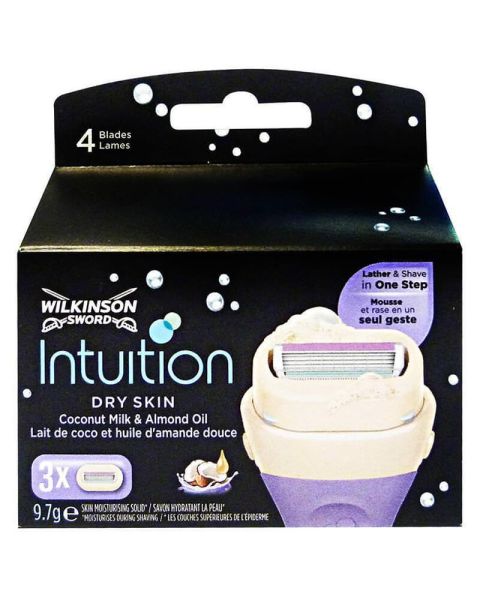 Wilkinson Sword Intuition Blades Dry Skin 3pak