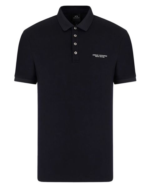 Armani Exchange Men Polo Shirt Black XL