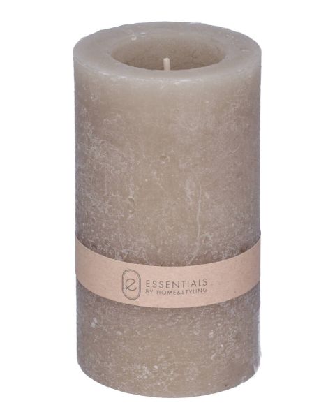 Excellent Houseware Pillar Candle Grey