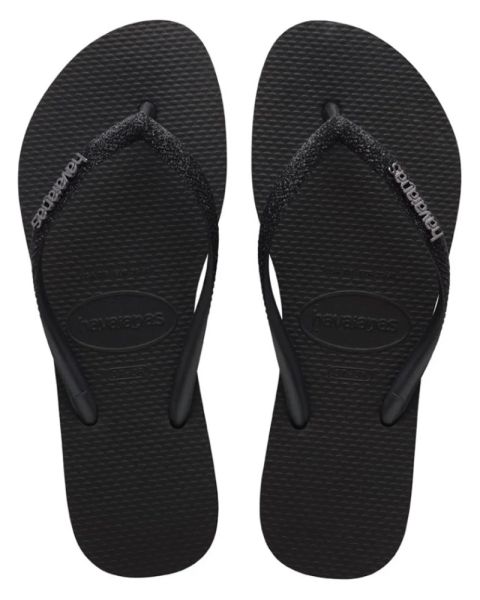Havaianas Slim Glitter - Sort - Str. 41/42