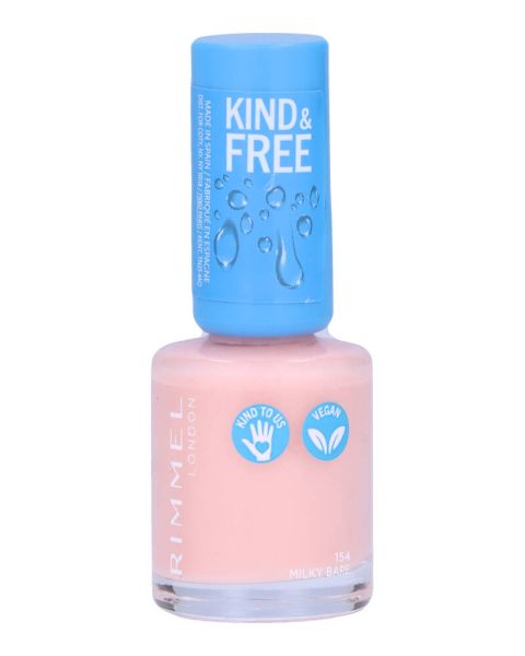 Rimmel London Kind & Free Nail Polish 154 Milky Bare Rimmel London Kind & Free Nail Polish 154 Milky Bare