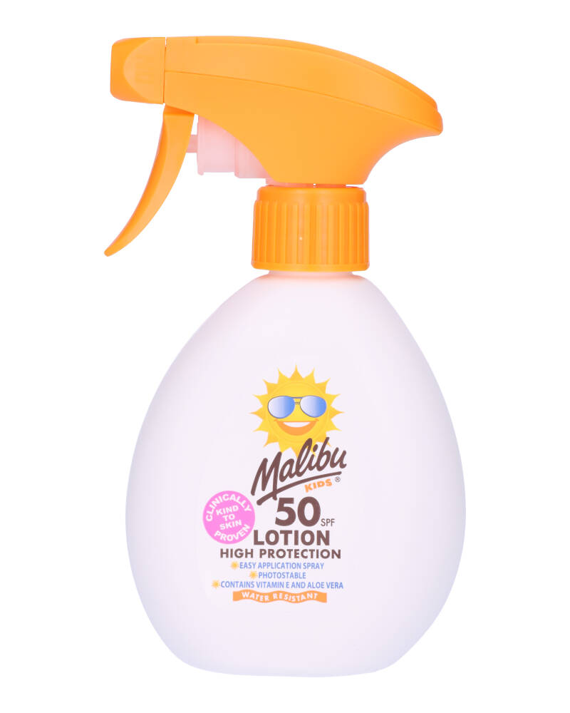 Malibu Kids Sun Lotion Spray SPF 50 (F) 300 ml