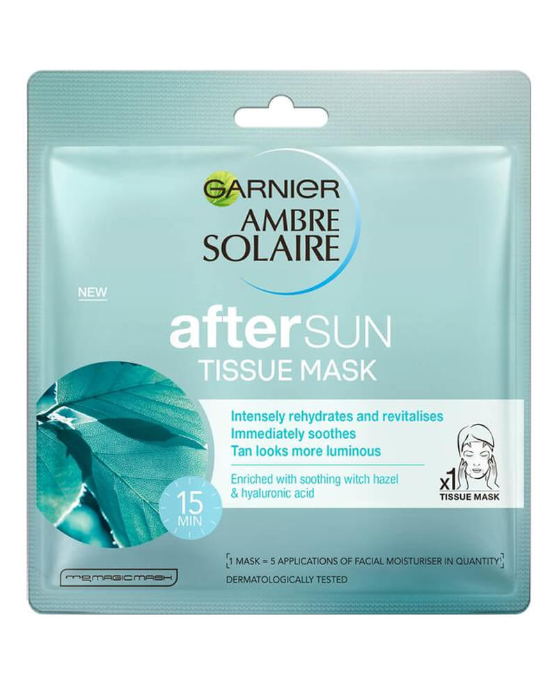 Garnier Ambre Solaire Aftersun Tissue Mask 32 G Health & Beauty Personal Care Cosmetics Skin Masks Peels Beautycos