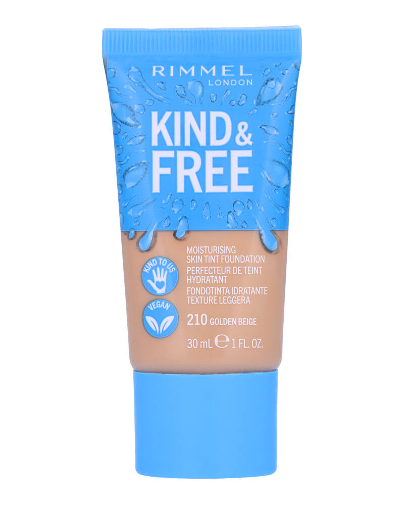Rimmel London Kind & Free Moisturising Skin Tint Foundation 210 Golden Beige 30 g
