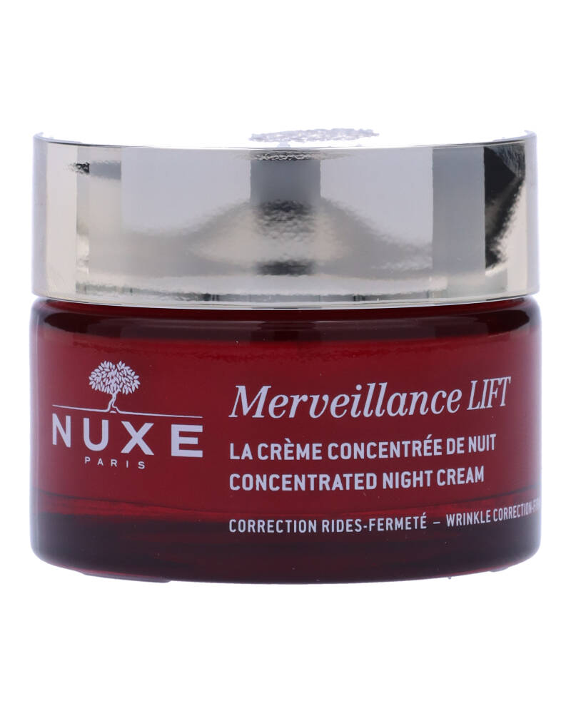 Nuxe Merveillance Lift Concentrated Night Cream 50 ML Health & Beauty Personal Care Cosmetics Skin Lotion Moisturizer Beautycos
