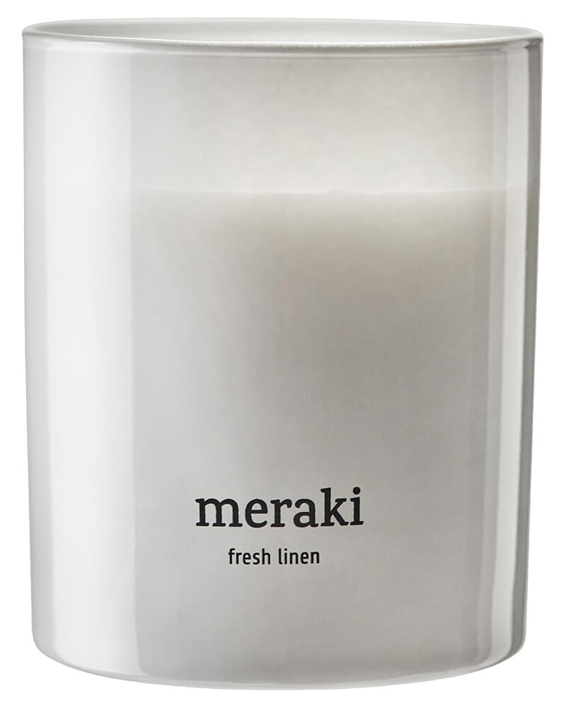Meraki Scented Candle Fresh Linen 200 G Home & Garden Decor Fragrances Candles Beautycos