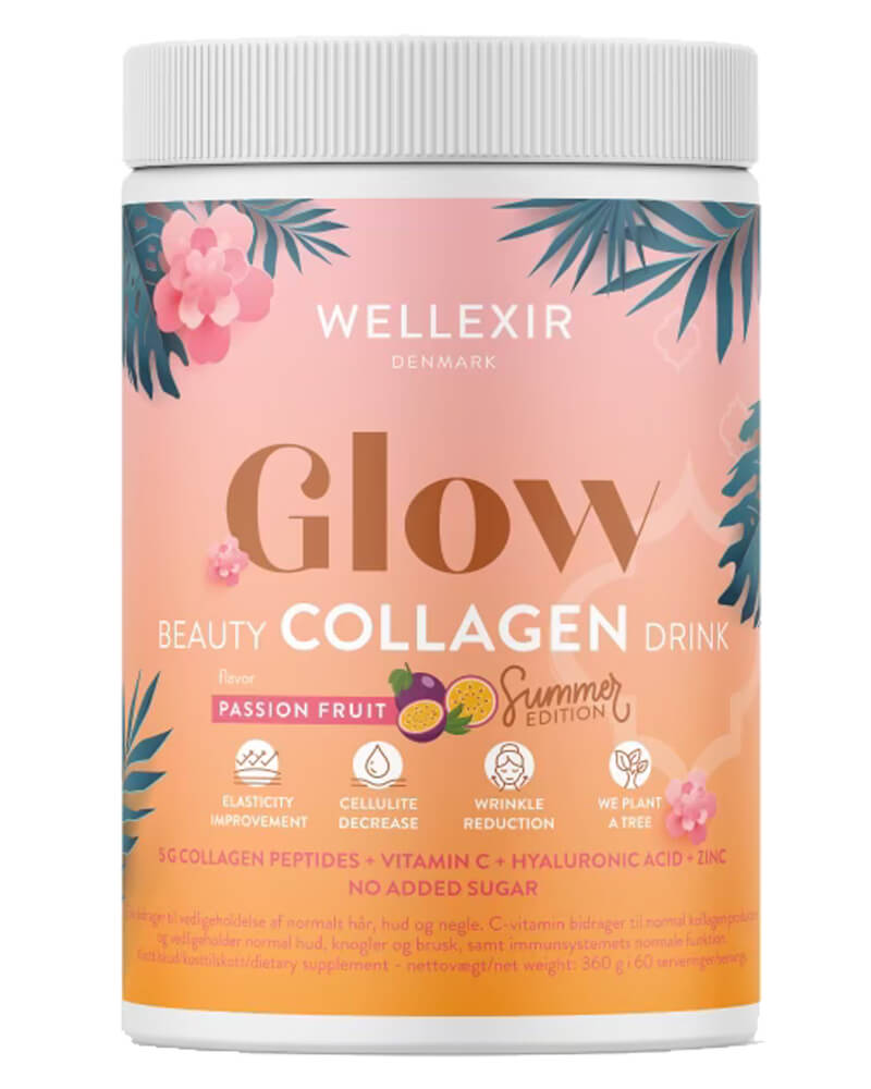 Wellexir Glow Collagen Passion Fruit Limited Edition 360 G Health & Beauty Care Fitness Nutrition Vitamins Supplements Beautycos