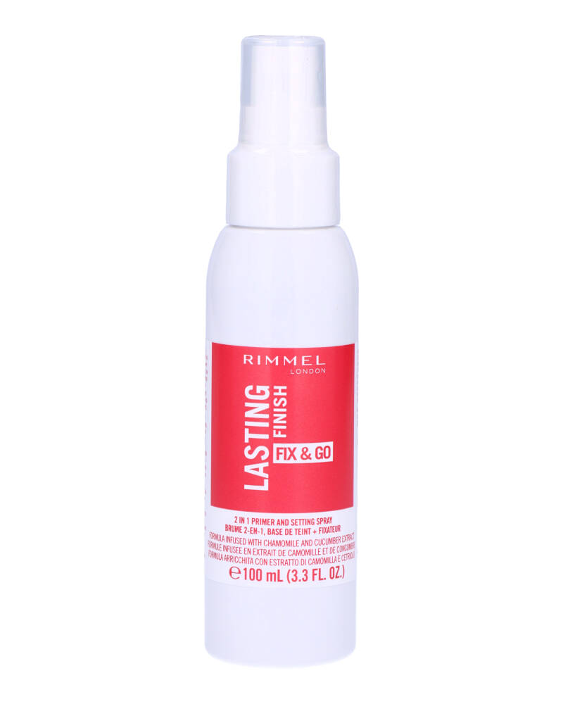 Rimmel London Lasting Finish Fix & Go 2-In-1 Primer And Setting Spray 100 ml
