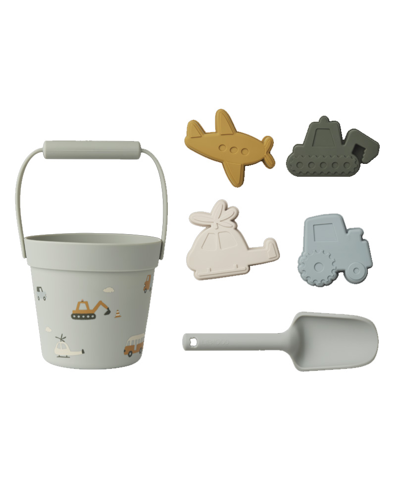 Liewood Dante Strandsæt Dove Blue Toys & Games Outdoor Play Equipment Water Beautycos