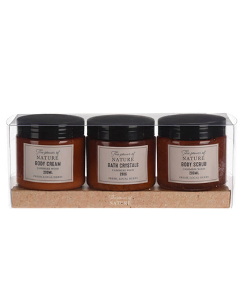 Excellent Houseware Badesæt Cashmere 200 ML 3 Stk Arts & Entertainment Party Celebration Gift Giving Wrapping Boxes Tins Beautycos