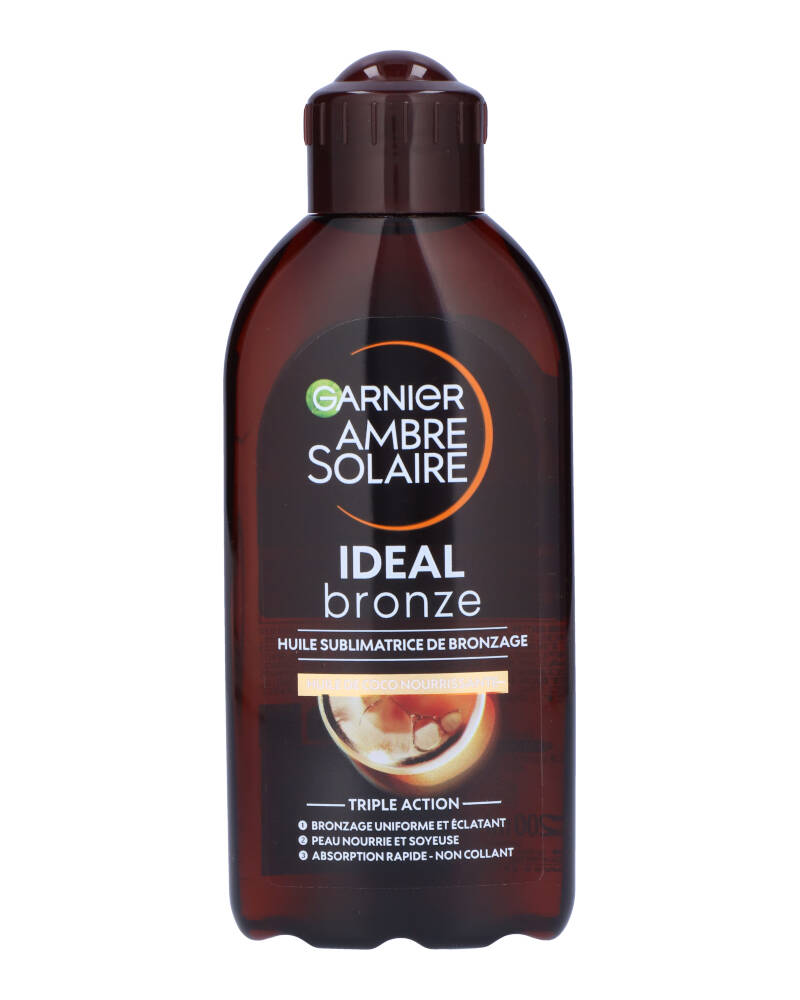 Garnier Ambre Solaire Ideal Bronze Tanning Oil 200 ML Health & Beauty Personal Care Cosmetics Skin Products Beautycos