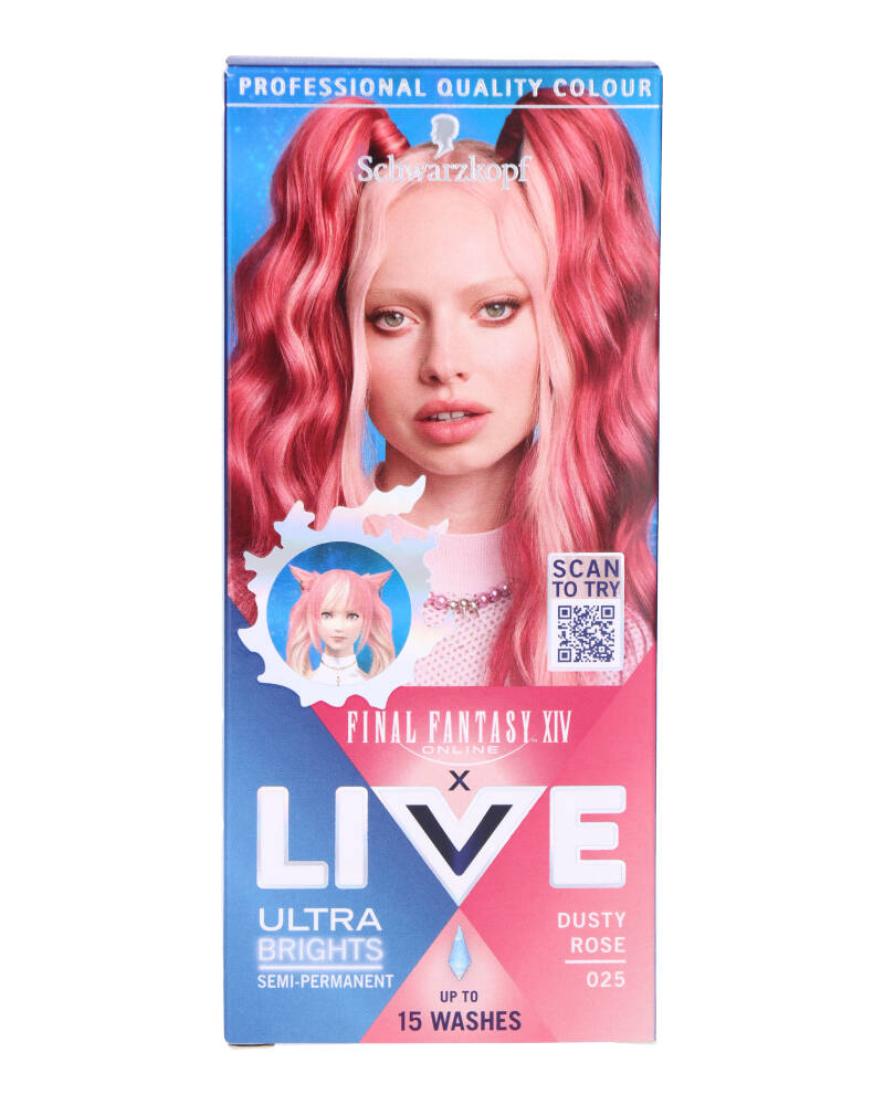Schwarzkopf Live Final Fantasy Xiv Dusty Rose (U) 50 ML Health & Beauty Personal Care Hair Color Beautycos
