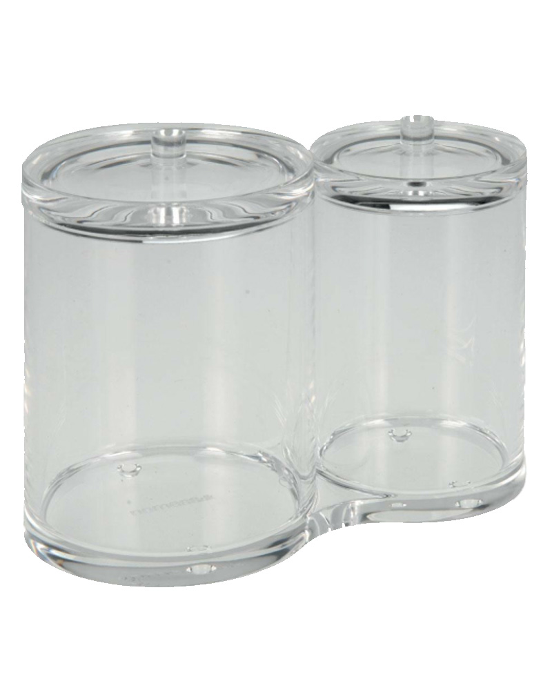 Eleganza Dispenser Til Runde Vatrondeller Og Vatpinde Home & Garden Household Supplies Storage Organization Containers Beautycos