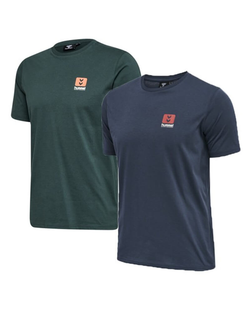 Hummel Hmllgc Graham T-Shirt 2-Pack S 2 Stk Apparel & Accessories Clothing Shirts Tops Beautycos