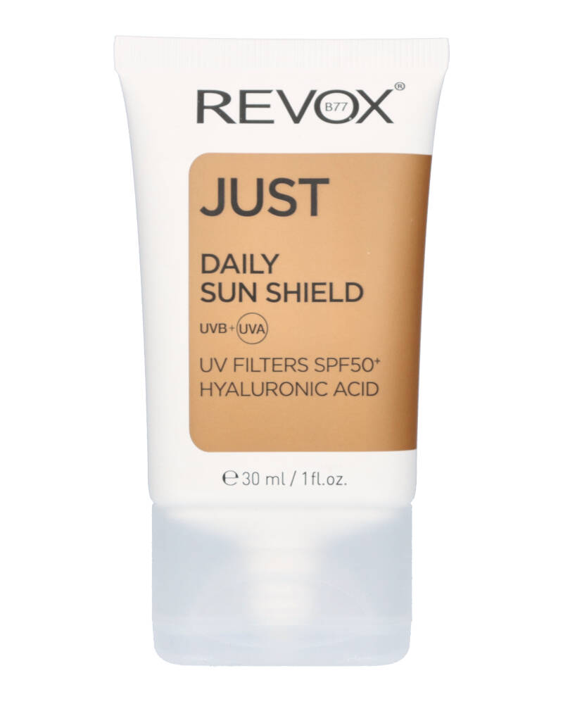 Revox Just Daily Sun Shield Solo Spf 50 30 ML Health & Beauty Personal Care Cosmetics Skin Lotion Moisturizer Beautycos