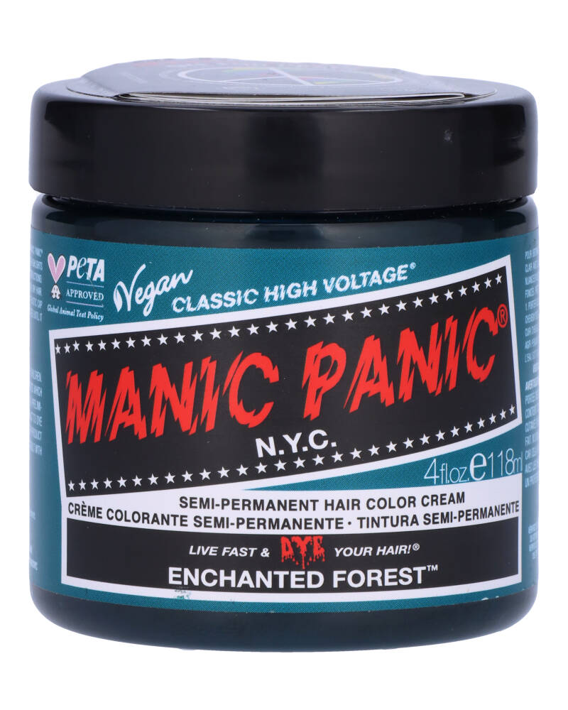 Manic Panic Semi-Permanent Color Cream Enchanted Forest 118 ML Health & Beauty Personal Care Hair Beautycos