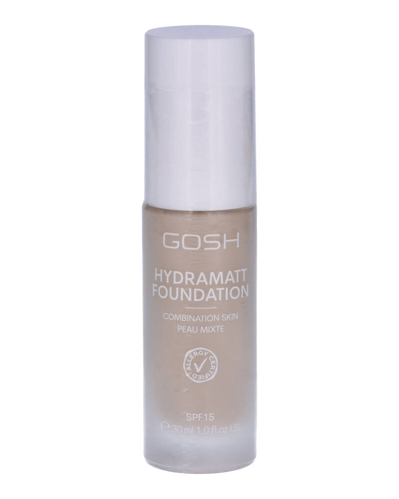 Gosh Hydramatt Foundation Combination Skin Peau Mixte 002N  Very Light 30 ml