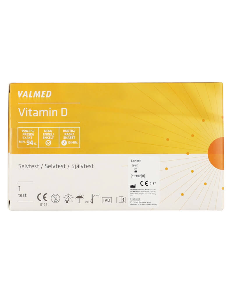Valmed Vitamin D Hurtigtest 1 Stk Health & Beauty Care Medical Tests Beautycos