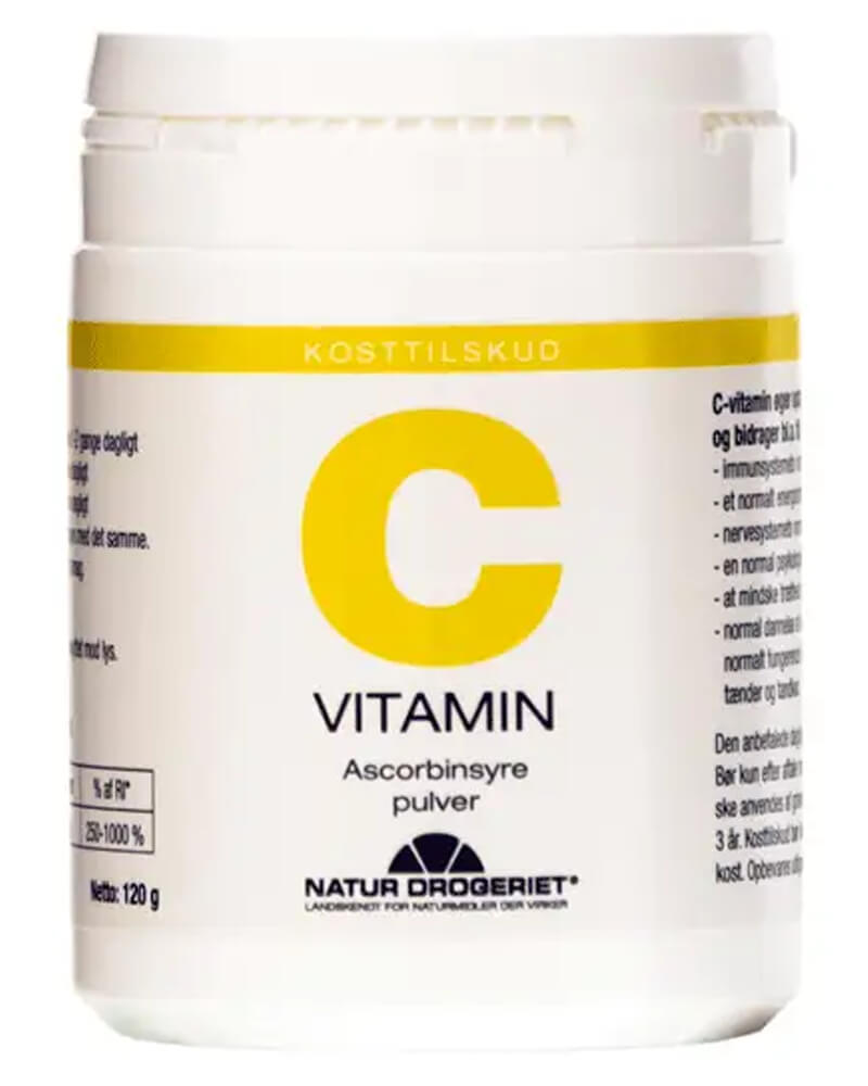 Natur Drogeriet Vitamin C - Ascorbinsyre Pulver 120 g