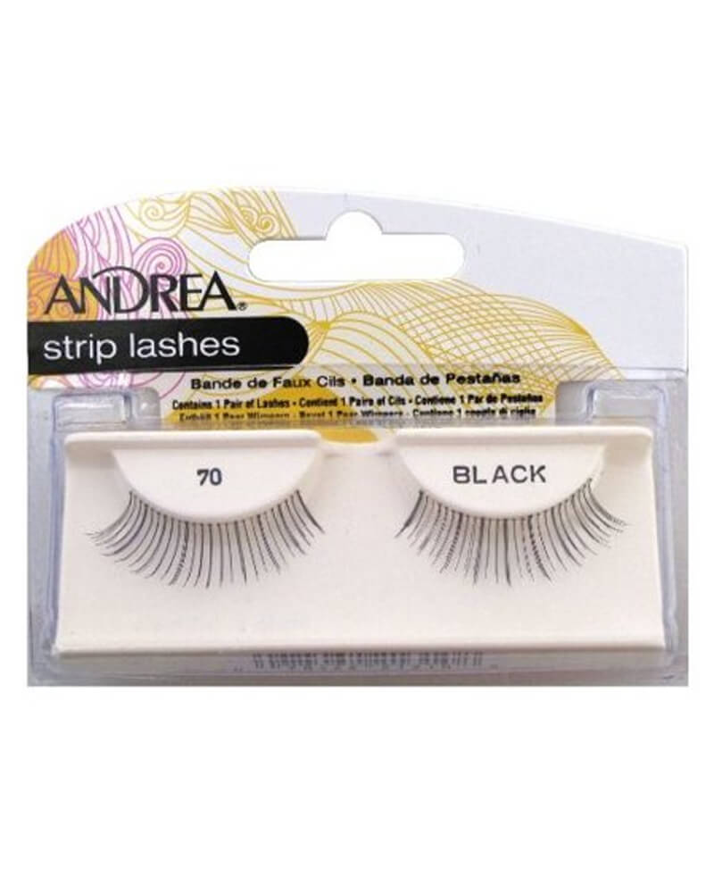 Andrea Strip Lashes Black 70 Health & Beauty Personal Care Cosmetics Makeup Eye False Eyelashes Beautycos