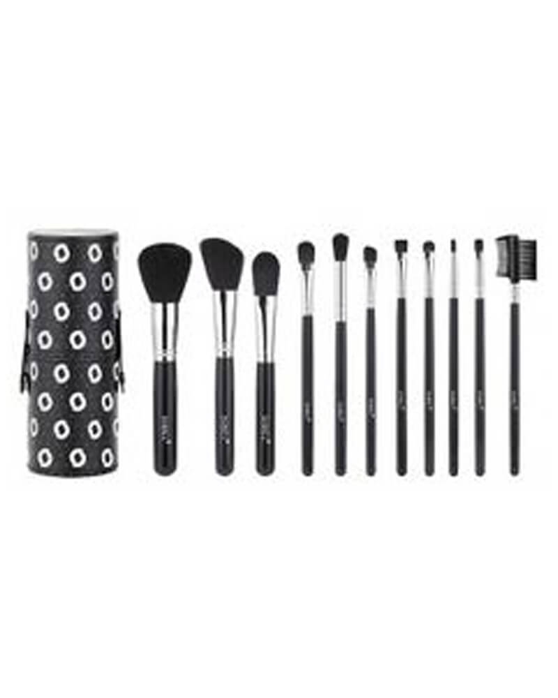 Sibel Black Swan Make-Up Brushes Med Etui Ref P003067 Health & Beauty Personal Care Cosmetics Cosmetic Tools Makeup Beautycos