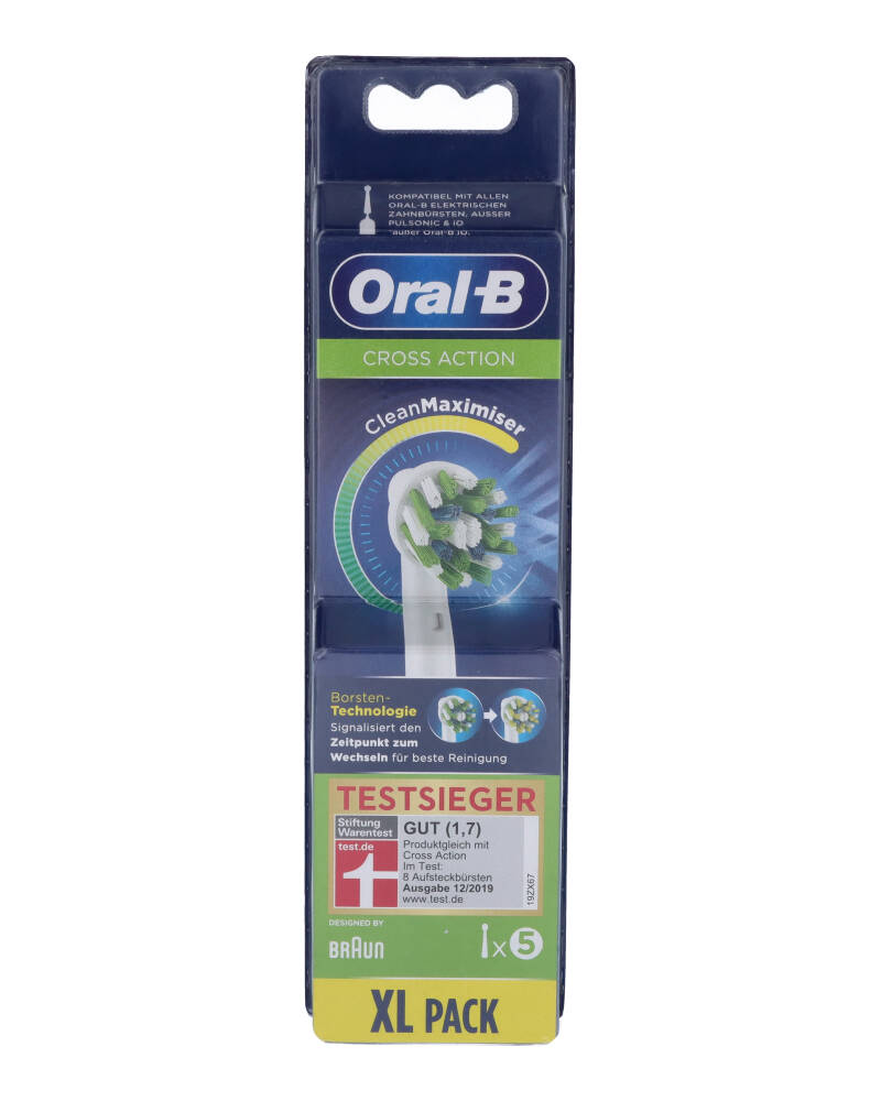 Oral B Cross Action Clean Maximiser 5 Stk Health & Beauty Personal Care Toothbrushes Beautycos