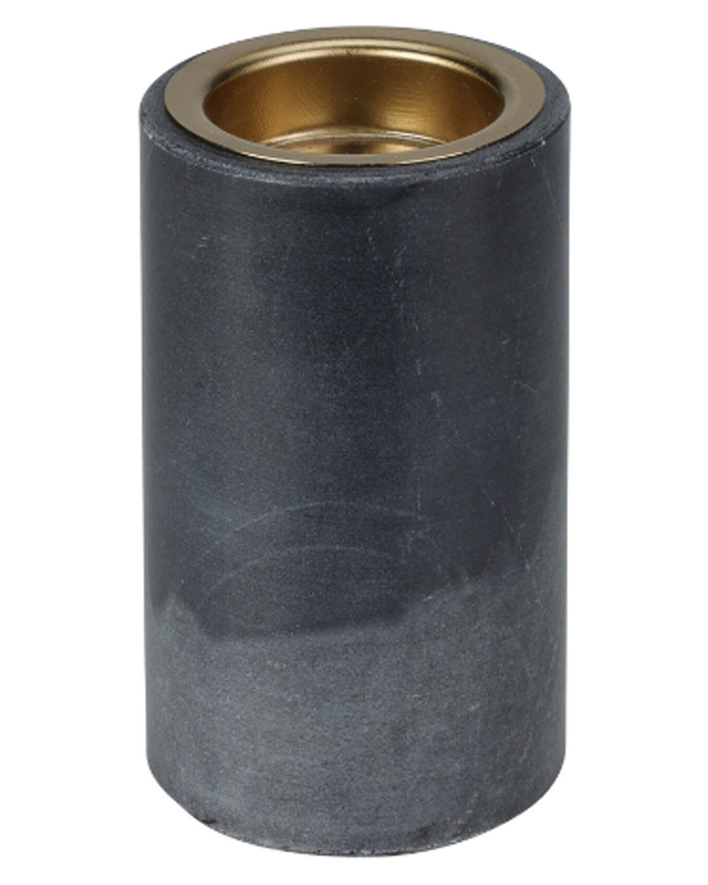 Excellent Houseware Marble Tealight Holder Grey 6 x 10 cm