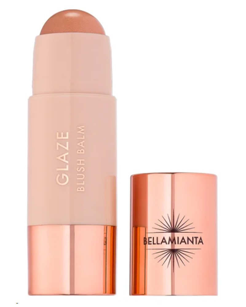 Bellamianta Glaze Blush Glow Balm - Topaz 5 G Health & Beauty Personal Care Cosmetics Makeup Face Highlighters Luminizers Beautycos